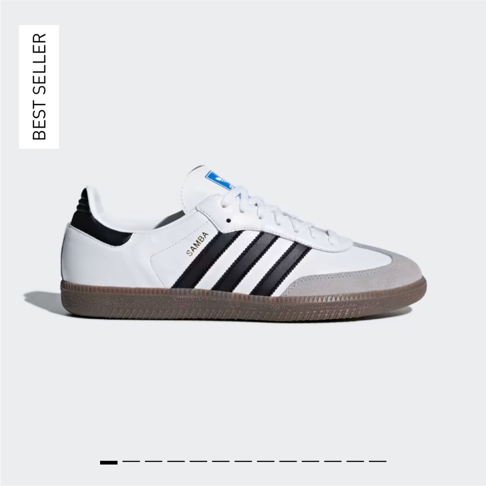 Adidas Samba OG Shoes - Cloud White/Core Black - Women’s Size 9